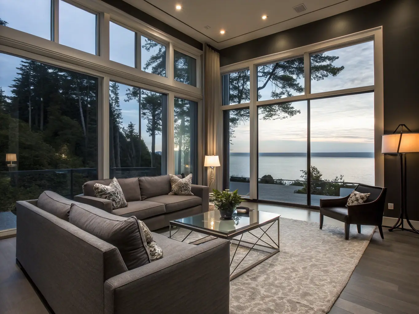 A meticulously planned interior layout with optimized space utilization, stylish furnishings, and seamless integration of design elements, demonstrating Glaze Interiors' space planning expertise.